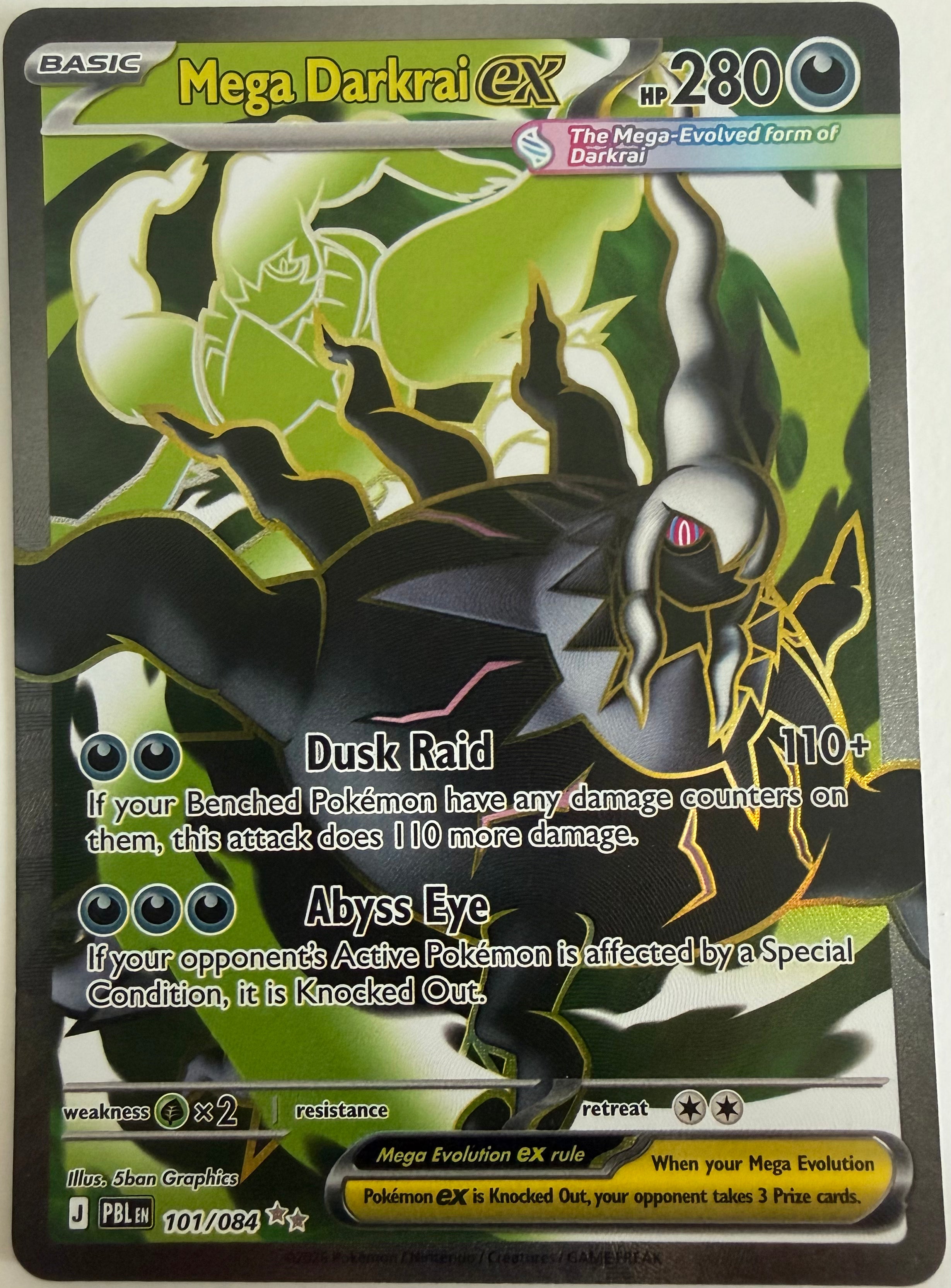 Mega Darkrai ex – Ultra Rare 101/084 | Pitch Black