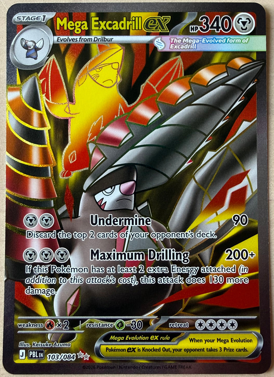 Mega Excadrill EX 103/084 - Pitch Black