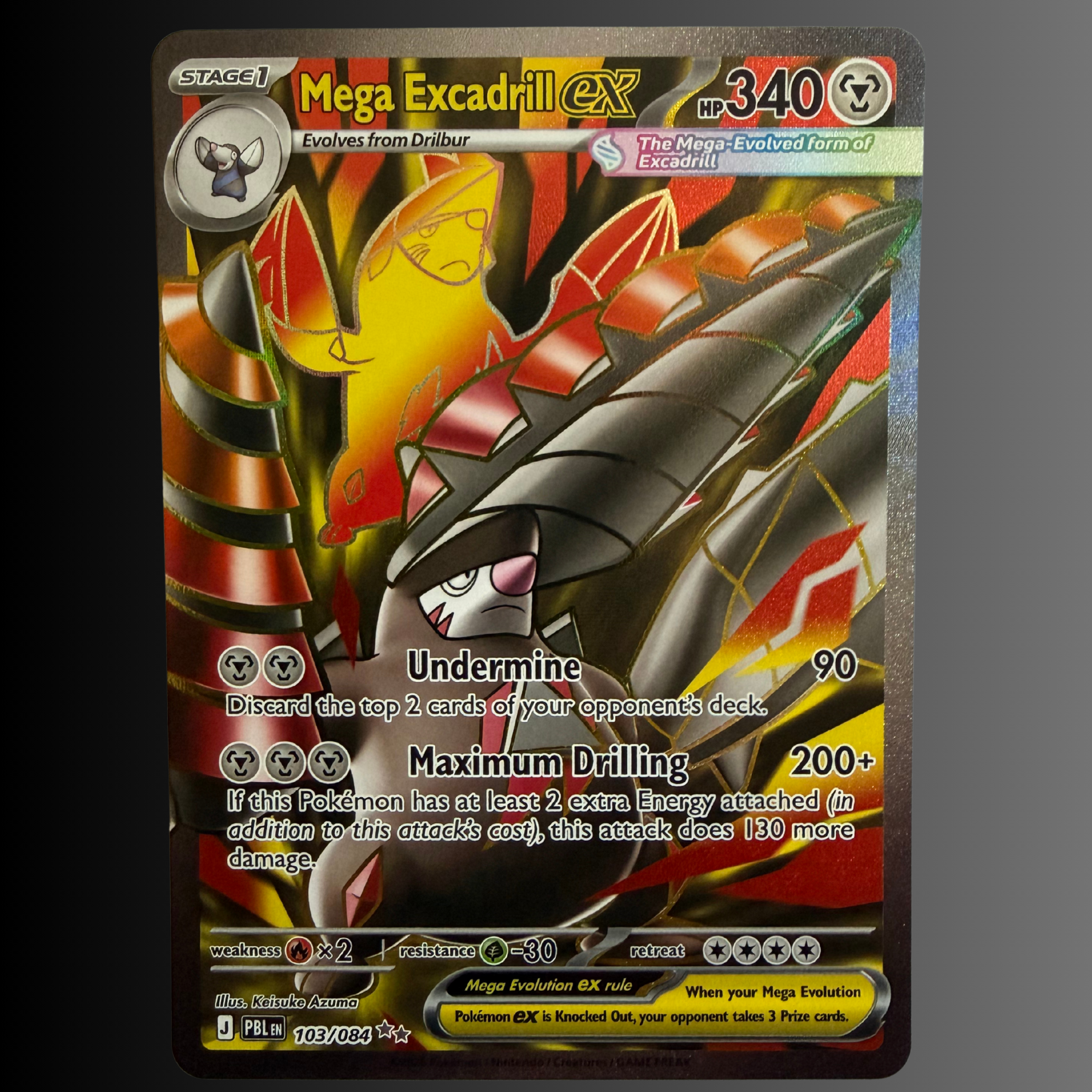 Mega Excadrill EX 103/084 - Pitch Black