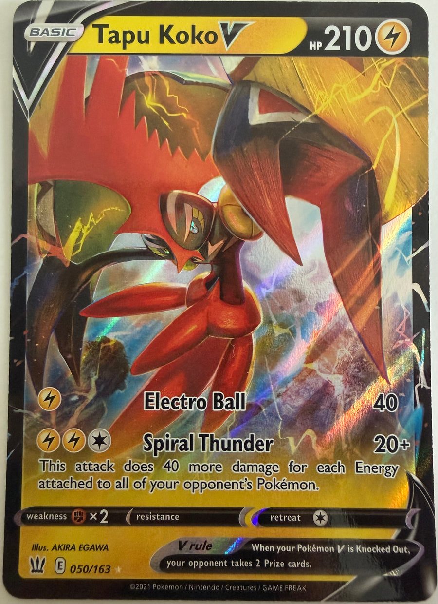 Tapu Koko V 050/163 — Battle Styles | Pokémon TCG
